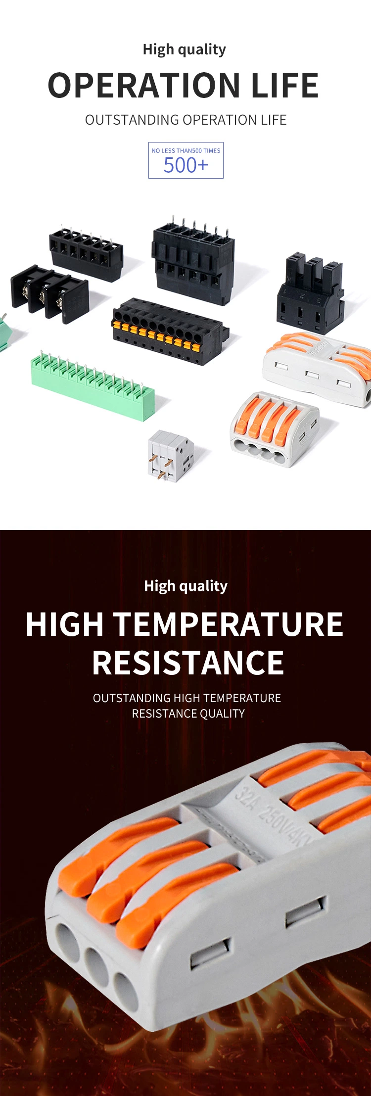 Sample Customization China Manufacturer Custom Terminal Block Connector