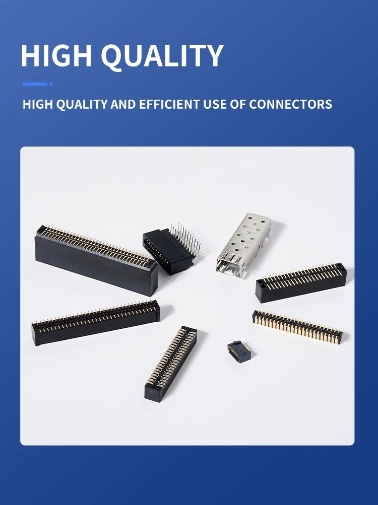 Custom Card Edge Connector Available in High Operating Temperatures From -40° C to 125° C PCB Connector