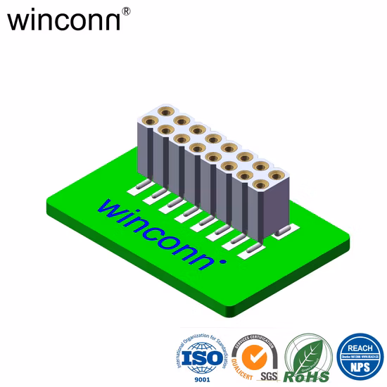 Гнездо IC 2,54 мм с разъемом SMT